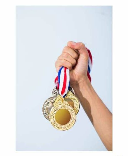 Médailles argent sublimation